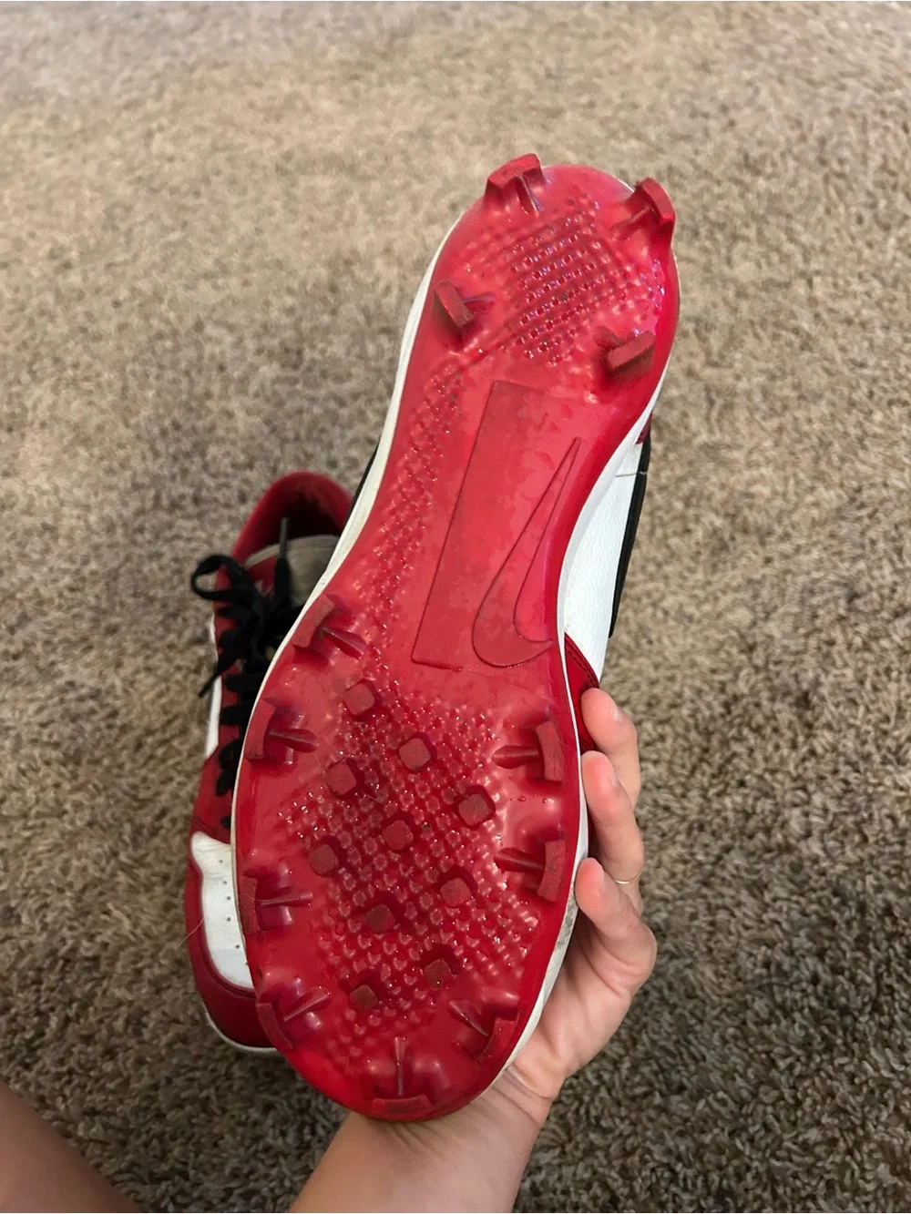 Jordan 1 low cleats men’s 10.5